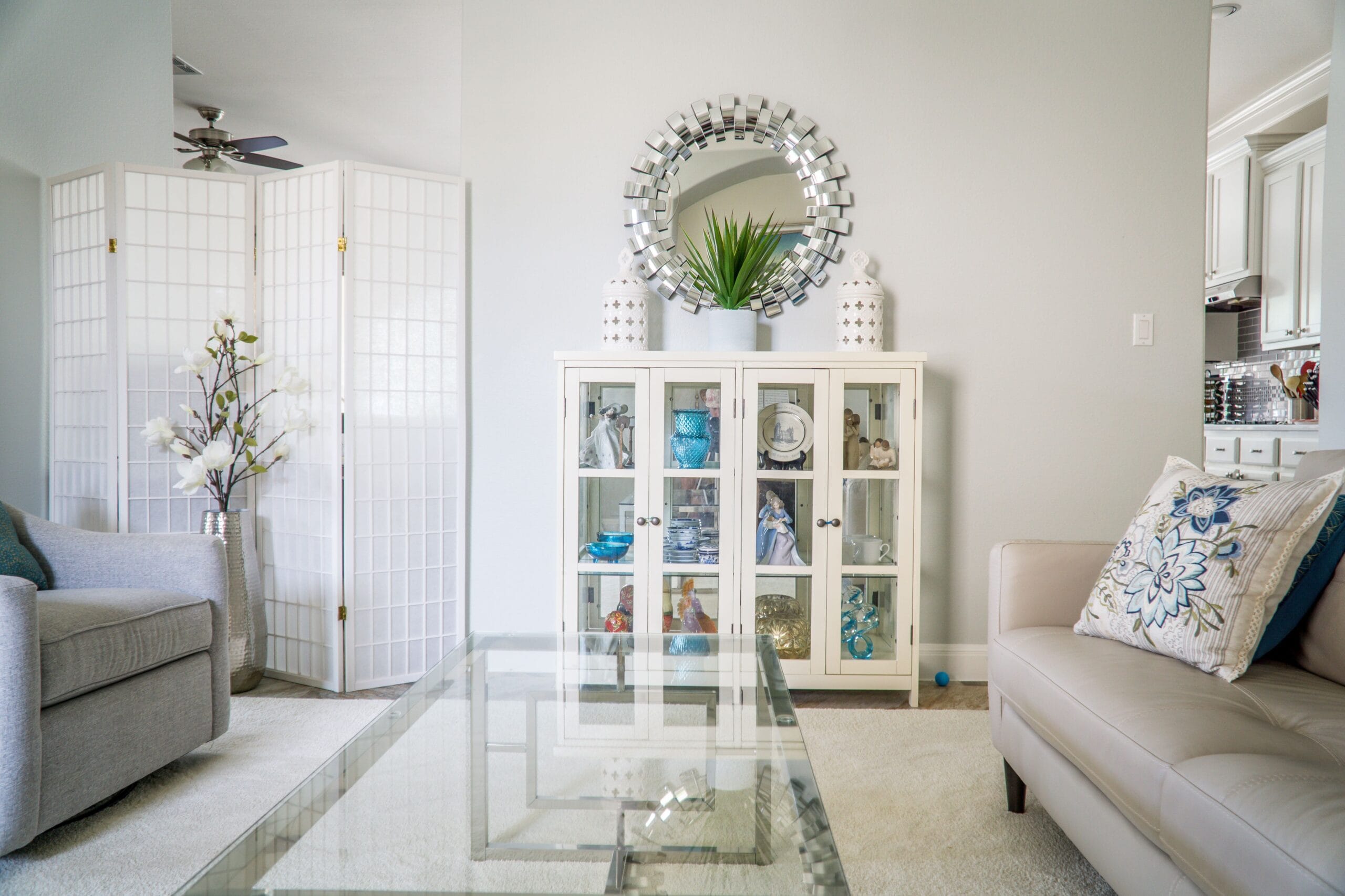 Home Decoration in Kuwait with premium wood flooring and wall elements